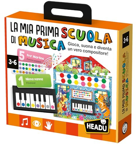 Headu La Mia Prima Scuola Di Musica Gioca Suona E Crea It57243 Gioco Educativo Per Bambini 3-6 Anni