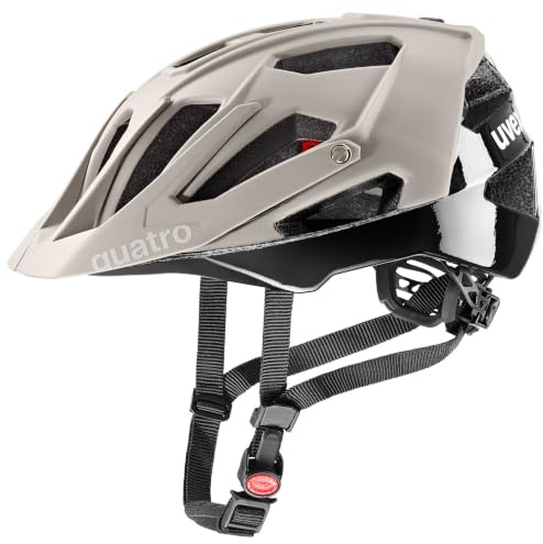 uvex Quatro cc Fahrradhelm, Oak Brown-Black matt, 56-61 cm