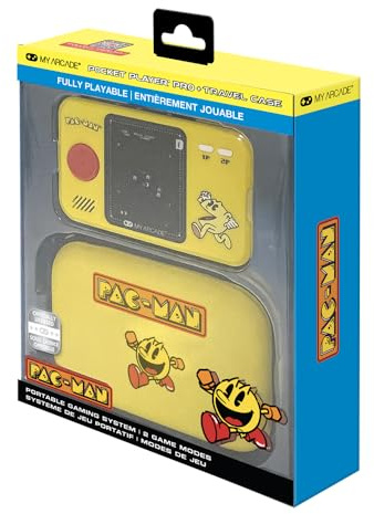 My Arcade - DGUNL-7143 Pac-Man Pocket Player Pro Portable Game System with Carrying Case