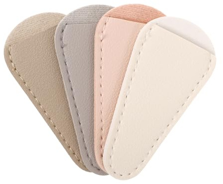 Homoyoyo 4 pezzi Copertura Protettiva per Forbicine Unghie e Pinzette Morbida Pelle PU Custodia Antiurto per Tronchesino Cuticole Protezione Affilata Strumenti Manicure e Bellezza