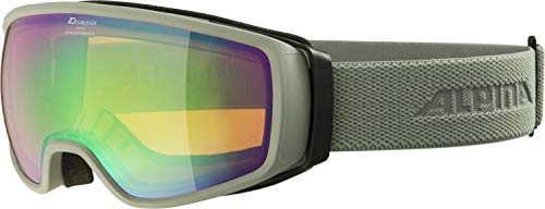 ALPINA DOUBLE JACK Q-LITE Skibrille, moon-grey matt, One Size