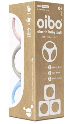 Fat Brain Toys Oibo Sensory Toy by MOLUK - Pastels