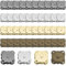 40 Sets Magnetische Druckknöpfe 18mm, Magnetknöpfe zum Annähen, Metall Pflaume Magnet Knöpfe Verschluss für Kleidung Taschen Lede, 4 Farben