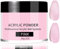 60g Fine Dipping Powder French Manicure Foundation Colors Pink Dip Powder Nails,No UV Led Cure,2oz per box,Clear Natural Pink