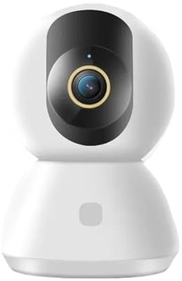KKENZA Caméra de sécurité Intelligente à 360° PTZ 2K Babyphone 1296x2304P Caméra panoramique AI Vision Nocturne HD Webcam Fonctionne avec