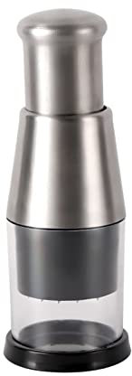 Tritatutto Slap It Affettaverdure Sicuro Tritacarne Cipolle Insalate di aglio e Facile da Pulire Accessori da Cucina Strumento Tritatutto Manuale in Acciaio Inox