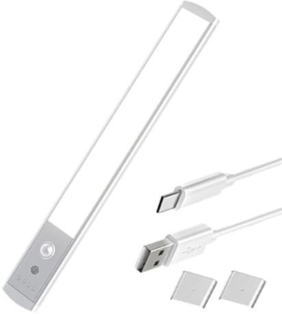 Honhoha Éclairage LED Sous Meuble | Barre Lumineuse LED sans Fil sous Meuble - Lampe 1500mAh pour Chambre Couloir Escalier Salle de Bain