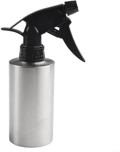 Jotekonoby Bottiglia spray per olio in acciaio inox, 250 ml, per olio d'oliva, aceto, nebulizzatore da cucina per cucinare insalate barbecue, compatibile