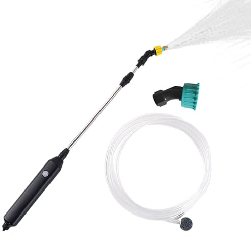 Bacchetta Per Irrigazione USB - Spruzzatore A Lunga Portata Con Ugello In Rame, Spruzzatore Portatile Ricaricabile | Piante Da Giardino Per Prato Agricolo Di Lunga Durata, Cesto Appeso, Nebulizzatore,