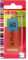 Herlitz Radierer, rote Seite für Graphit/blaue Seite für Tinte, 1 Blisterkarte mit 2 Stück