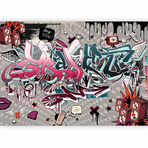 Fotomurale Soggiorno - Carta da parati 400x280 cm TNT Murale alla moda Decorazione da Muro XXL Poster Gigante Design Cameretta Carta per pareti Camera da Letto Graffiti m-A-0160-a-d