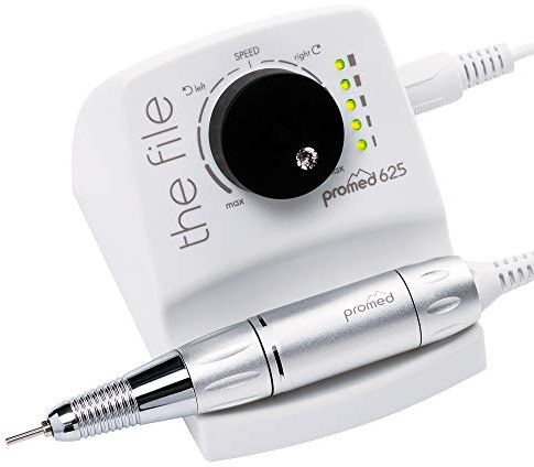 Promed the file 625 elektrische Nagelfeile, Nagelfräser für Maniküre und Pediküre, Gel Acryl Naturnägel, 25.000 U/min