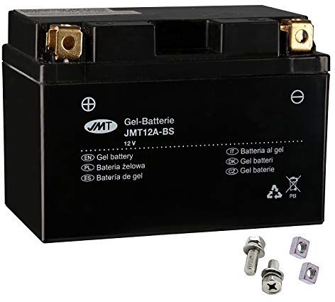 YT12A-BS JMT Gel Batterie für Downtown 125 i ABS Baujahr 2011-2015