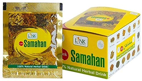 Samahan Ayurveda herbal natürlicher Tee, gute und effektive Vorbeugung und Linderung von Erkältungen und erkältungsbedingten Symptomen, 100 Päckchen je 4g