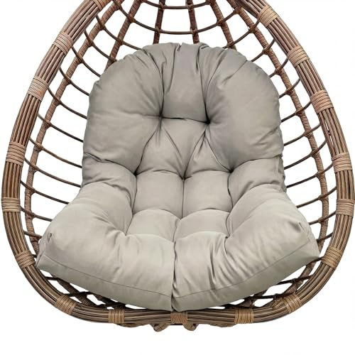 Awoyep Hängesessel Kissen Sitzkissen für Hängesessel Wechselkissen Gartenmöbel Outdoor Ersatzkissen für Hängesessel Polster Hängekorb Schaukel Korb Gartenstuhl Kissen Hängestuhl