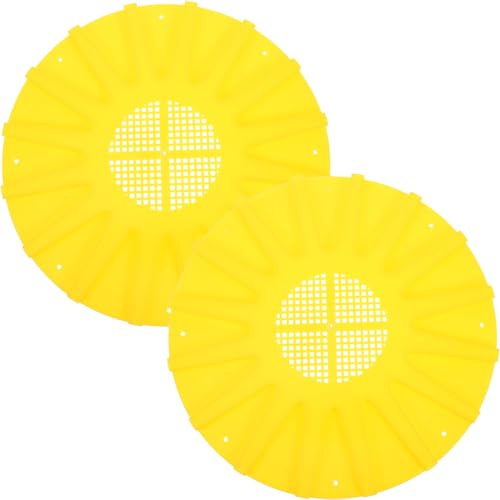 BESPORTBLE Practical Beehive Escape Tray for Beekeeping 2 Pack Beehive Tool 16 Channels for Efficient Bee Transfer