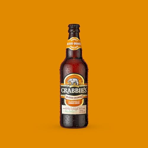 Crabbie's Blood Orange Alcoholic Ginger Beer 12x500ml