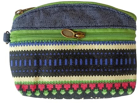 Coin Purse for Women Cute Small Wallets Change Purse Coin Pouch (Green-B)