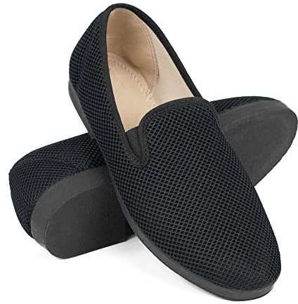 Cozseries Zapatillas de Casa Hombre Verano Primavera, Zapatos Cómodas Rejilla Cuña Punta Cerrada Multicolor, Suela Caucho Talla 39-46 Fabricado en España
