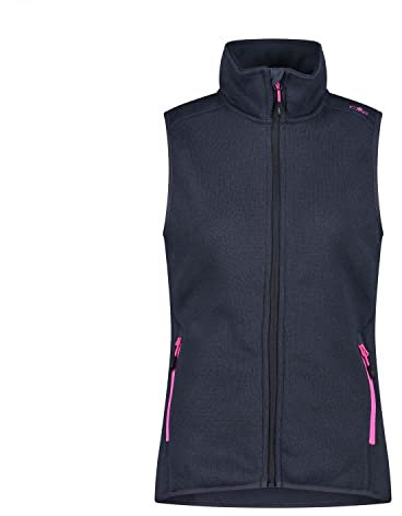 CMP Westen Damen Weste Fleeceweste Asphalt-Purple Fluo 38