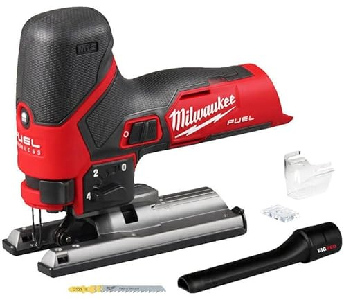 Jigsaw M12 FJS-0 Milwaukee, Red