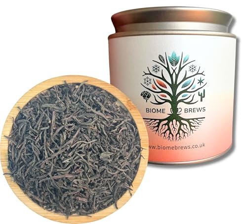 English Breakfast Tea (Superior Grade) - Bold Flavour, Full-Bodied Traditional Black Tea Blend, Perfect Morning Starter for Energy, Focus & Vitality, Premium Loose Leaf, Tea Gifts, 100g (75 Cups)