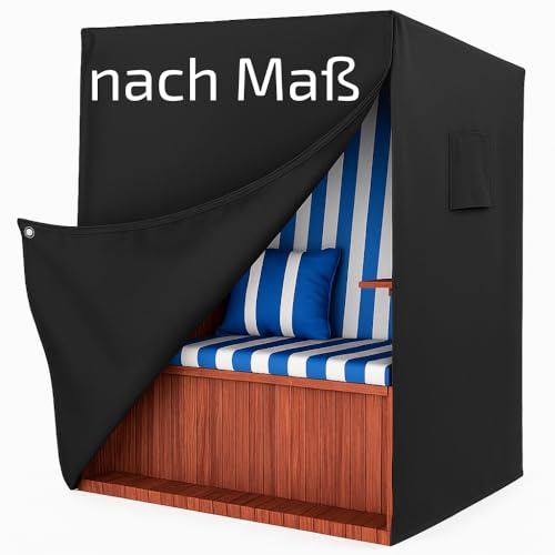Granori Abdeckung nach Maß | Abdeckhaube / Abdeckplane / Schutzhülle Maßanfertigung für z.B. Strandkorb | Unicovr – Made in EU | Wasserdicht, mit optionalem Zubehör
