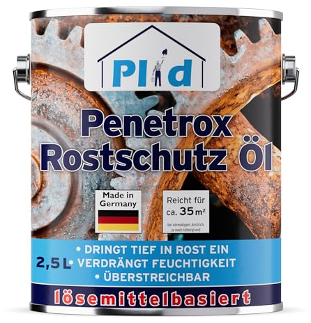 Plid Penetrox rostskydd olja 2,5 L | korrosionsskydd för metall
