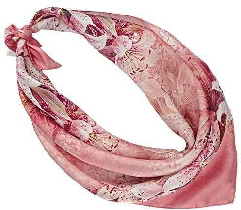PB-SOAR Damen Seidentuch Seidenschal Bandana Halstuch Nickituch aus 100% Seide 52 x 52cm (Muster 7)