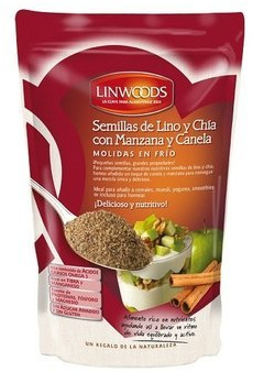 Linwoods Graines de lin et de chia avec pomme et cannelle 200 g