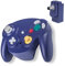 TechKen 2.4G Bluetooth Ngc Gamepad Joystick Controller With Receiver Adapter For Wii U Gamecube Ngc Gc Purple