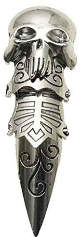 Holibanna Punk Full Joint Claw Finger Ring Halloween Skull Hand Jewelry Claw Full Finger Ring Punk Jewelry for Men