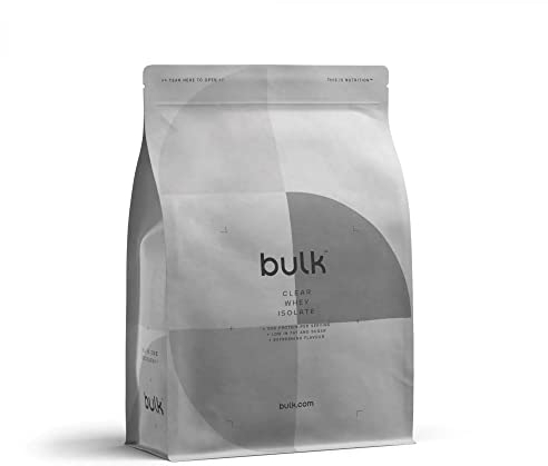 Bulk Clear Whey Isolate | Blue Raspberry | 500g | 20g de protéines à absorption rapide | Faible teneur en sucre | Shake protéiné léger et fruité