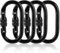 LOPYXBR 4 Stück Karabiner Klettern 25KN Karabinerhaken Klettern, O-förmige Kletter Karabiner Groß, Hochleistungs Kletterkarabiner für Klettern, Fallschirmspringen, Bergsteigen, Schaukeln, Hängematten