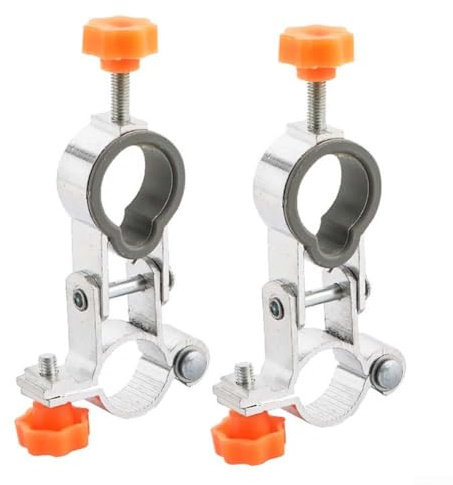 Supporto per ombrellone in lega di alluminio, clip di montaggio per sedia da spiaggia, supporto per canna da pesca, accessori da patio, confezione da 2