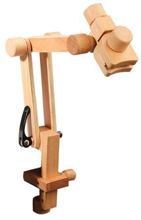Hellery Soporte para Bastidor de Bordado, Soporte para Bastidor de Punto de Cruz, Bricolaje, Soporte Ajustable para Bastidor de Bordado, 13 cm x 44 cm