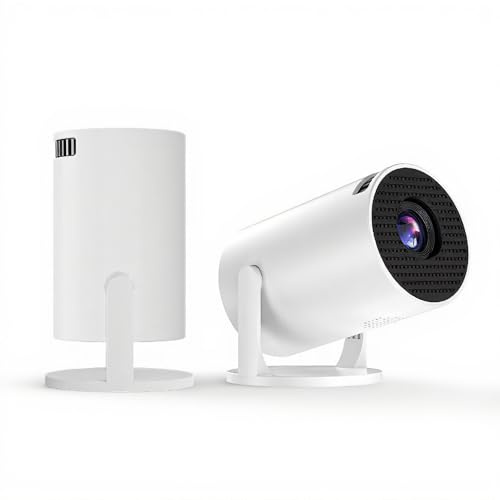 YUEHISY Pequeño Proyector de Vídeo WiFi, Proyector de Cine en Casa con Sonido Envolvente y bajo Nivel de Ruido, Conectividad Multipuerto