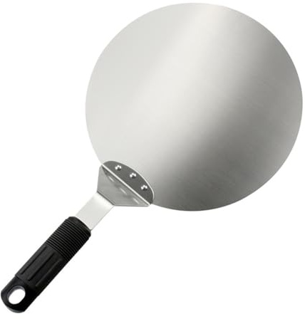 Pala in acciaio inox per cottura torte ideale per la cucina con pizza e bucce realizzato in acciaio inox a e consegna senza disordine (30,5 cm)