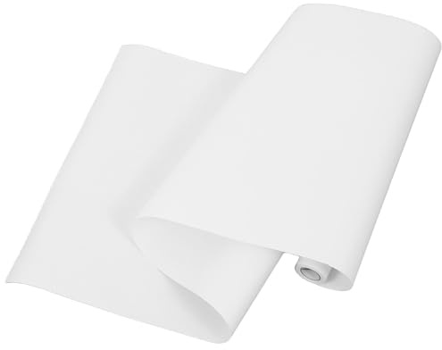 DOITOOL Rouleau de Papier à Dessin Vierge 70G 44 CM X 10 M Papier Lisse pour Chevalet Peinture Aquarelle et Croquis Rouleau Pratique pour Loisirs Créatifs et Calligraphie Scolaire