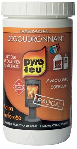 Pyrofeu 13231 Désincrustant pour Focolari et poêles à bois et charbon
