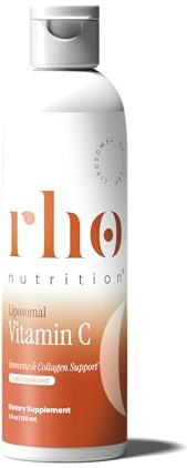 Rho Nutrition Liposomal Vitamin C – Ultra High Absorption Liquid Vitamin C Supplement - Supports Immune System, Collagen Production, and Overall Health for Men and Women