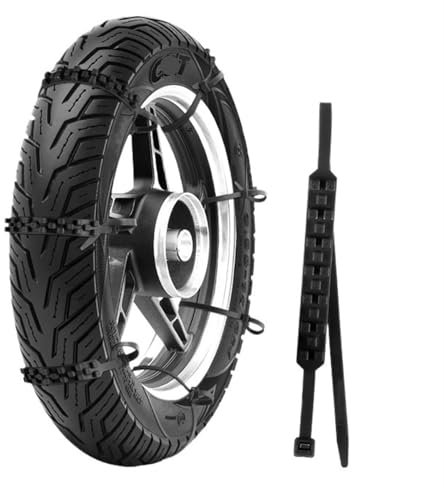 Cadenas De Nieve Antideslizantes For Motocicletas, 10/20 Piezas, Seguridad For Coches, Motocicletas, Ruedas De Invierno, Bridas Antideslizantes, Cadena For Nieve For Coche(BLACK 10PCS)