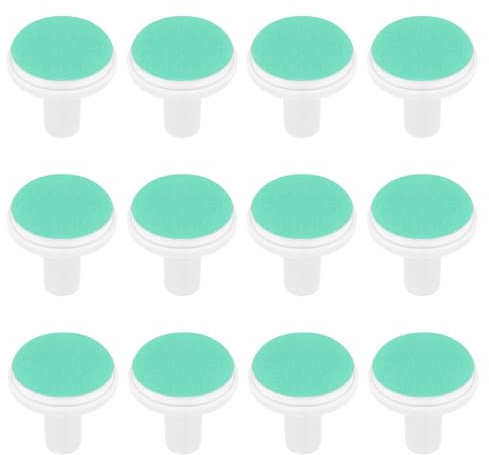 Toyvian Lot de 12 Embouts de Rechange Verts pour Lime à Ongles Électrique Bébé Têtes de Meulage Douces et Sécurisées Compatibles pour Garçon et Filles Dès 12 Mois Accessoires pour