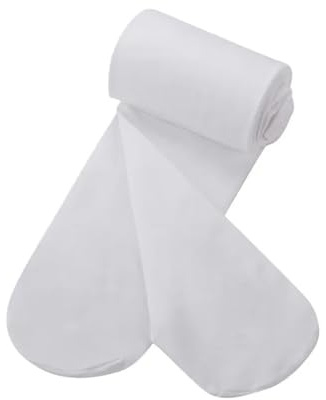 HWJFDC balett tights balett tights för kvinnor stil dans strumpbyxor strumpor med hål, Inget hål vit, XL height 130-150cm