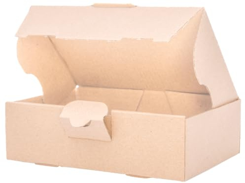 Förpackning 400 maxibrevlådor fraktlådor vikbar kartong maxibrev 160 x 110 x 50 mm, brun, MB-1