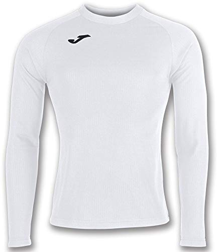 Joma Brama Fleece Camiseta Termica, Hombre, Fleece Blanco, M