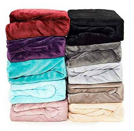 MALIKA Luxus Cashmere-Touch Spannbettlaken für Topper bis 10 cm Steghöhe Boxspring Winter Plüsch Spannbetttuch Teddy Coral Fleece, Farbe:Grau, Größe:140x200-160x200 cm