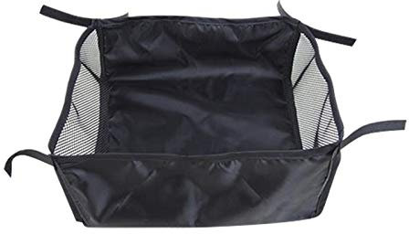 Anwangda Baby Stroller Bottom Storage Bag, Pram Buggy Pushchair Basket, Baby Pram Buggy Universal Bottom Basket for Pushchair Shopping Stroller Buggy Black(size:S)