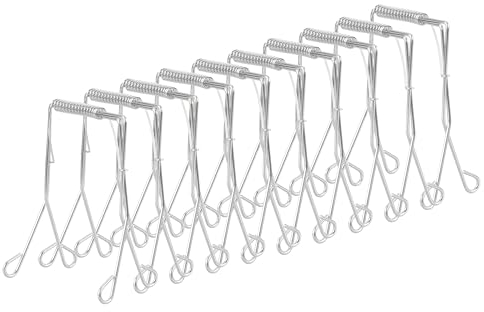 10 Stück Rouladenklammern Edelstahl,wiederverwendbare Leicht zu Reinigende Rouladenklammern,Gemüse Fleischrollen Rouladenklammern als Alternative zu Rouladennadeln und Rouladenspießen
