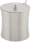 VIFERR Gewürztopf, Edelstahl Zuckerdose mit Löffel und Deckel, 400ml Gewürzglas Klein Gewürzdose Zuckerbehälter für Zuhause, Küche, Gewürze, Salz, Zucker, Pfeffer